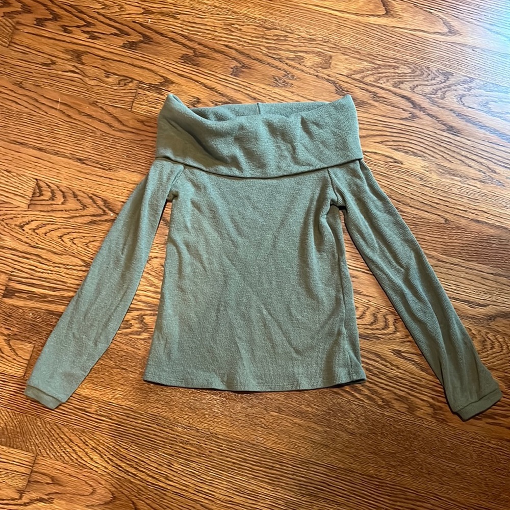 Lulus off the shoulder sweater